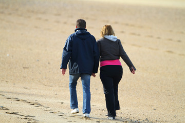 couple sur la plage