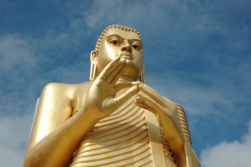 Golden Buddha at Dambulla,Sri Lanka