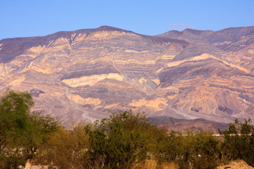 Evening sun on Panamint mountains, Death Valley National Park