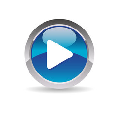 Bouton musique play - Icone lecture
