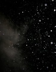 himmel nacht schneefall