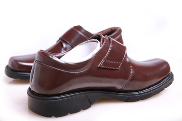 new leather shoes