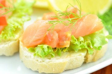 Lachs, Catering
