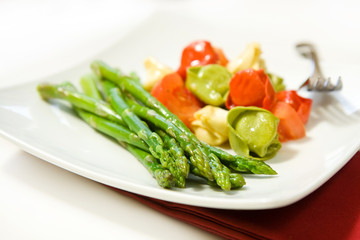Tortellini and Asparagus