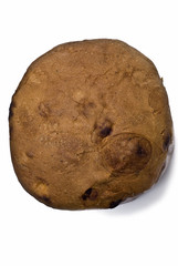 Panetone visto desde arriba.