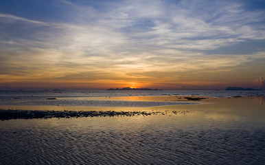 Sunset in Thailand