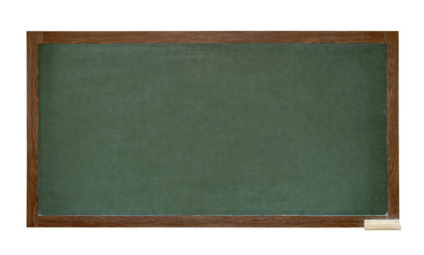 Green school blackboard cutout