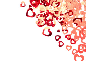 Valentine hearts background.