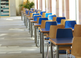 empty university library