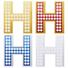 jewelry letter H