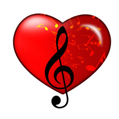 ハートと音楽