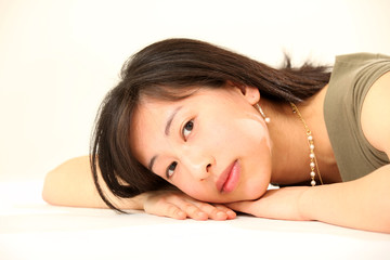 Obraz premium Young Cute Asian Woman