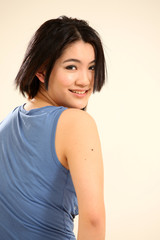 Obraz premium Beautiful Young Asian Woman