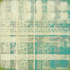 Fototapeta na wymiar Grungy dekoracyjne teksturowane tło orientalne