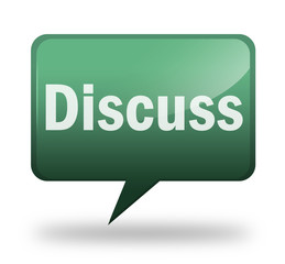 Speech bubble shaped icon 