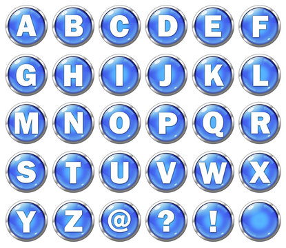 Alphabet Buttons (Uppercase)