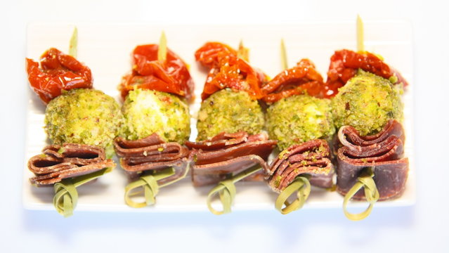 Brochettes bambou