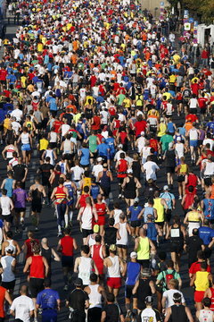 L&auml;ufer beim Marathon