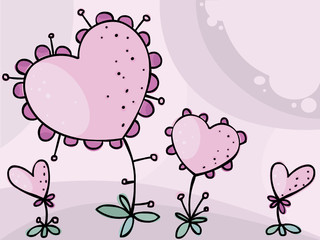 Pink Valentine background