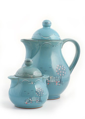 blue jugs
