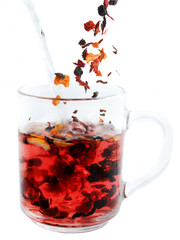 Fruit tea preparation