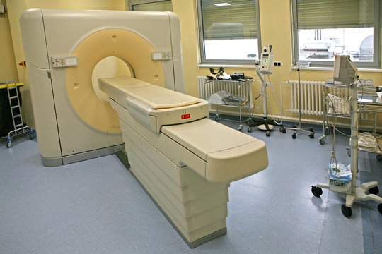 Magnetic resonance imaging scanner.