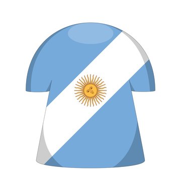 maillot argentine drapeau argentina flag