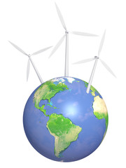 Naklejka premium Wind energy