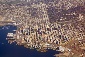 Obraz na płótnie Canvas Aerial view of San Diego, California