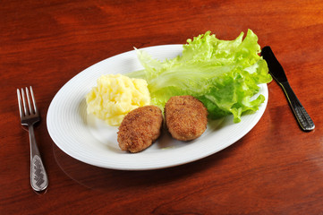 roasted cutlets