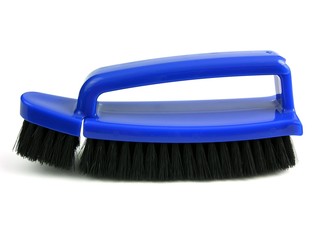 Bürste mit blauem Griff