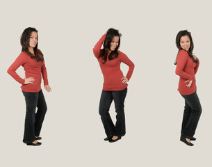 Fototapeta premium Hispanic Lady Dancing