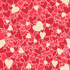 Seamless Valentine heart pattern