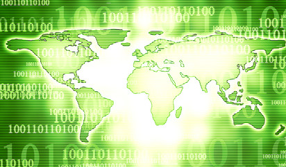 Obraz premium digital world