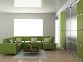 sofa in the room