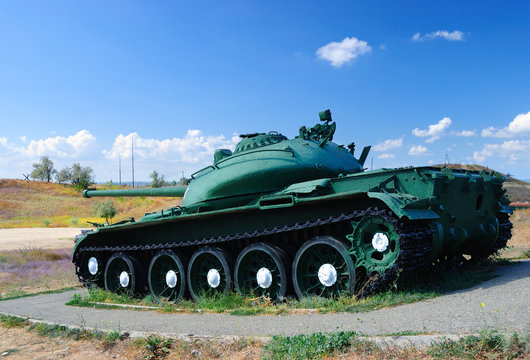 Tank in an attack