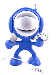 bonhomme écouteurs mp3