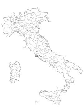 Italia su due livelli: Province e regioni aggiornata 2010
