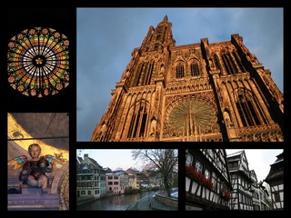 Vue d'ensemble de Strasbourg (France)