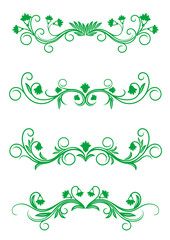 Vintage floral frames