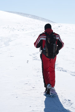 Passeggiata sulla neve