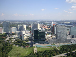 Fototapeta na wymiar panorama a Vienna