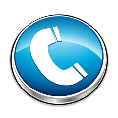 Blue phone button