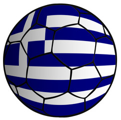 balón bandera selección Grecia