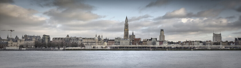 Fototapeta na wymiar Antwerp City Panorama (o wysokiej jakosci)