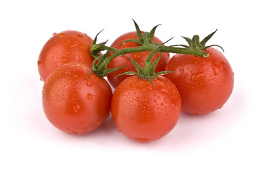 Tomaten isoliert auf weißem Hintergrund