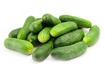 cucumbers isolated