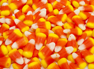 Bright Colored Candy Corn