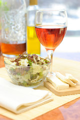 Fresh green salad