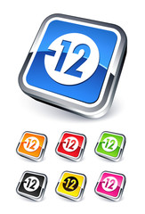 icône pictogramme jeunesse : déconseillé aux moins de 12 ans